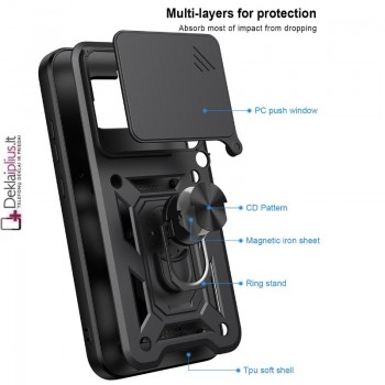 5in1 smūgiams atsparus dėklas su uždaromu dangteliu - juodas (Nothing Phone 4A) 5in1 smūgiams atsparus dėklas su uždaromu dangteliu - juodas (Nothing Phone 4A)